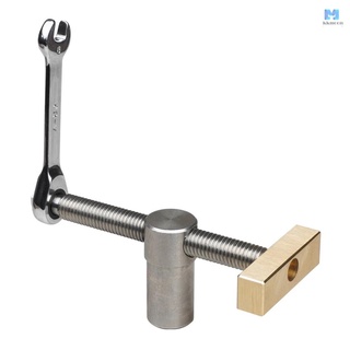 บล็อกจับชิ้นงานไม้ ทองเหลือง พร้อมประแจวงล้อ สเตนเลส 8 มม. สําหรับโต๊ะ 20 มม. DIY