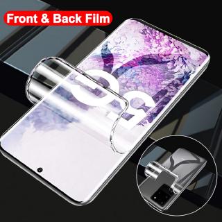 เต็มจอ ฟิล์มกันรอย ฟิล์มนุ่มก่อนและหลัง Front Back Soft Film Samsung Galaxy S20 Plus Ultra S10 Note 10 20 A51 A71 A20s A50s M30s