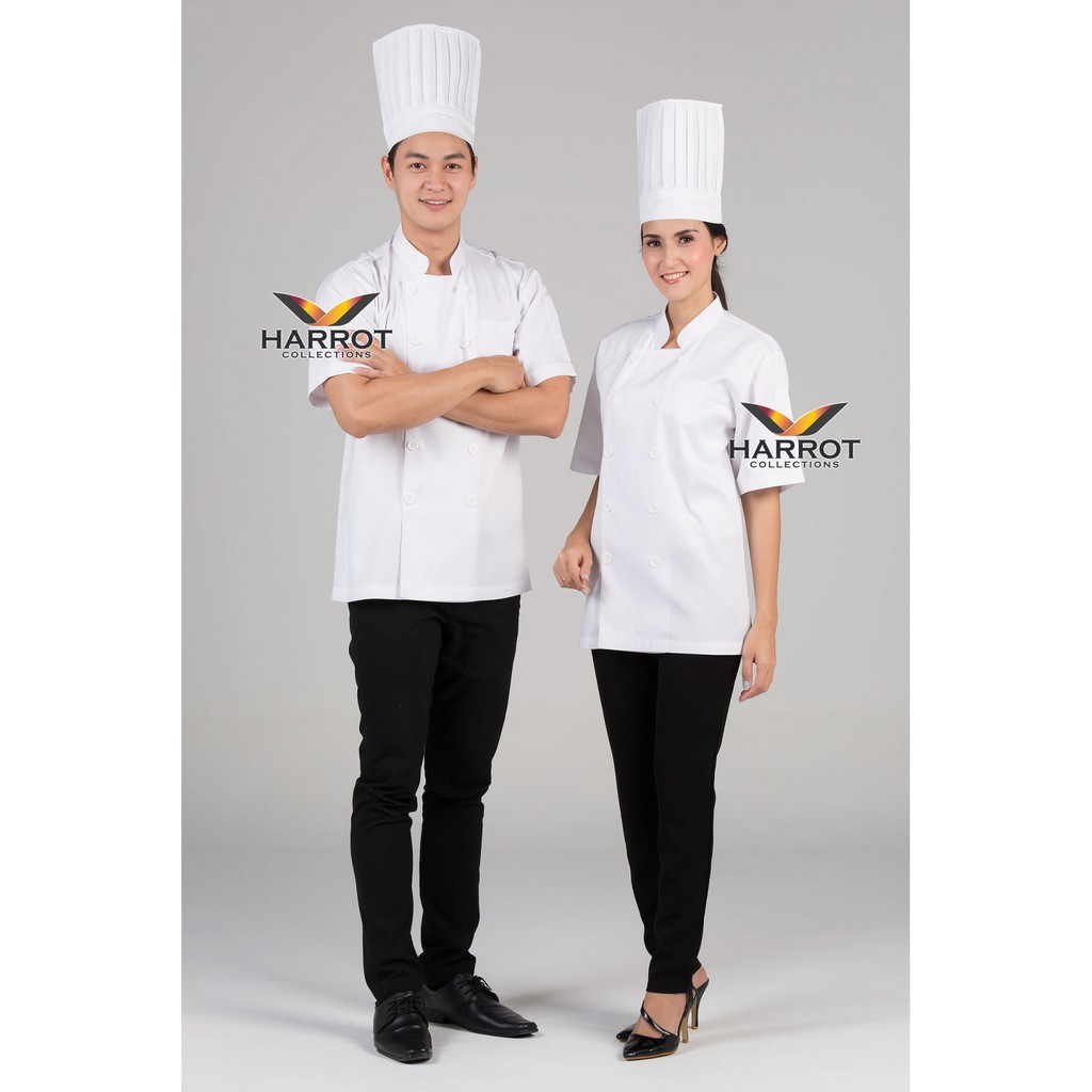 เสื้อกุ๊กแขนสั้น เสื้อเชฟแขนสั้น