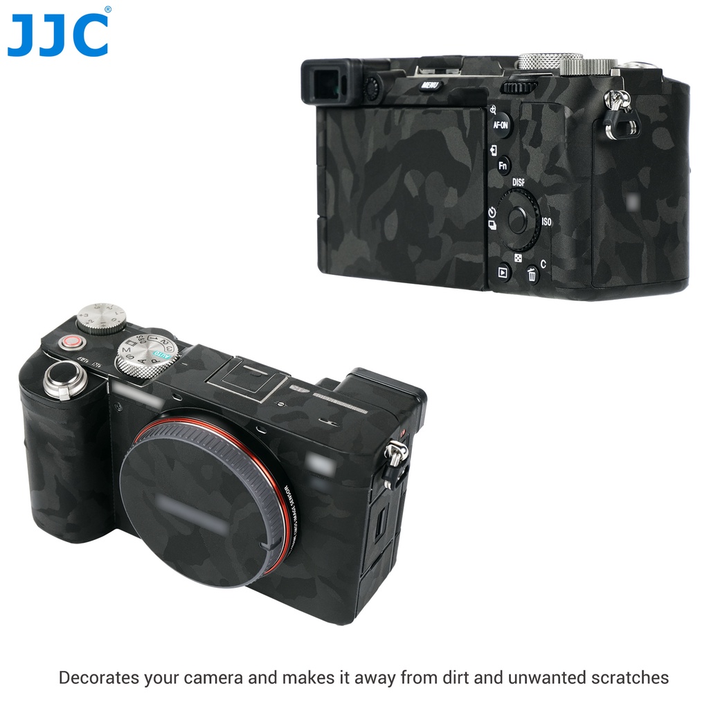 JJC SS-A7C สติ๊กเกอร์ป้องกันรอยขีดข่วนสำหรับตัวกล้อง Sony a7C A7C, ฟิล์มตกแต่งผิววัสดุ 3M ปราศจากสารตกค้าง