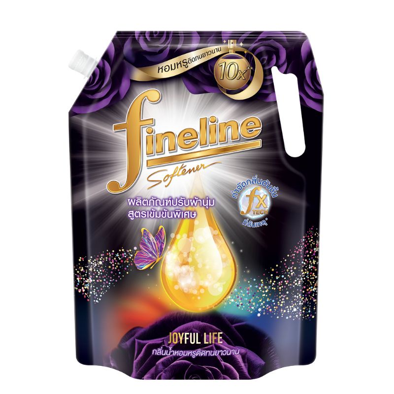 [ขายดี]Fineline ไฟน์ไลน์ปรับผ้านุ่ม แอลลิแกนซ์ สูตรเข้มข้นพิเศษ กลิ่น JOYFUL LIFE 1150 มล.(สีดำ):