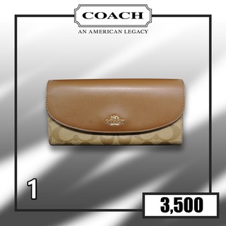 [มีเก็บเงินปลายทาง] กระเป๋าสตางค์ Coach แท้ 100% (สินค้าหิ้วจาก USA)ย