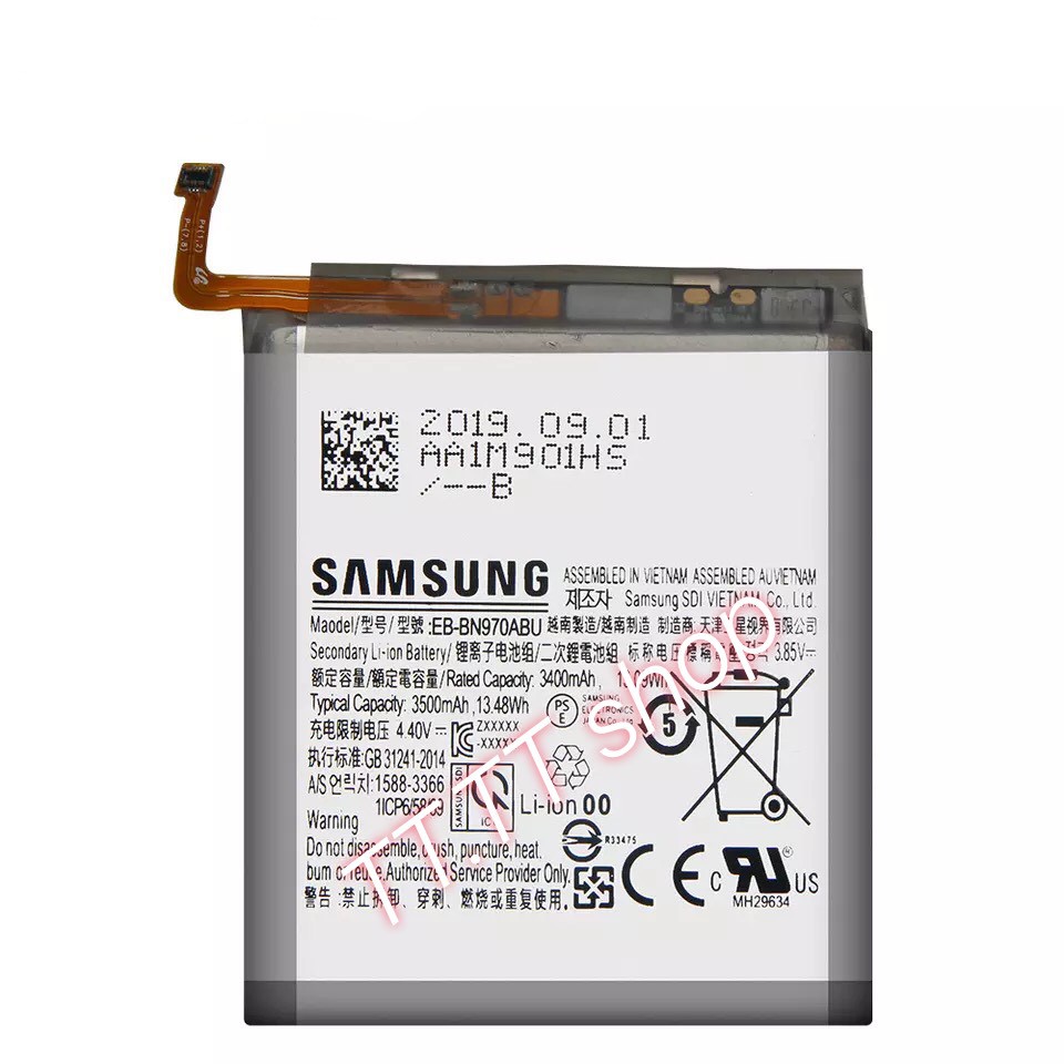 แบตเตอรี่ แท้ Samsung Galaxy Note 10 EB-BN970ABU 3500mAh ราคา ถูกที่สุด ดีลบีเคเค แกลเลอรีภาพที่ 3