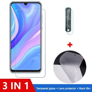 3in1 Huawei Y8P Tempered Glass Huawei Y8P Y7P Y6P Y5P Y9s Y8s Y6s Y9 Prime 2019 Screen Protector Tempered Glass Huawei Y8 Y7 Y6 Y5 P Glass Film