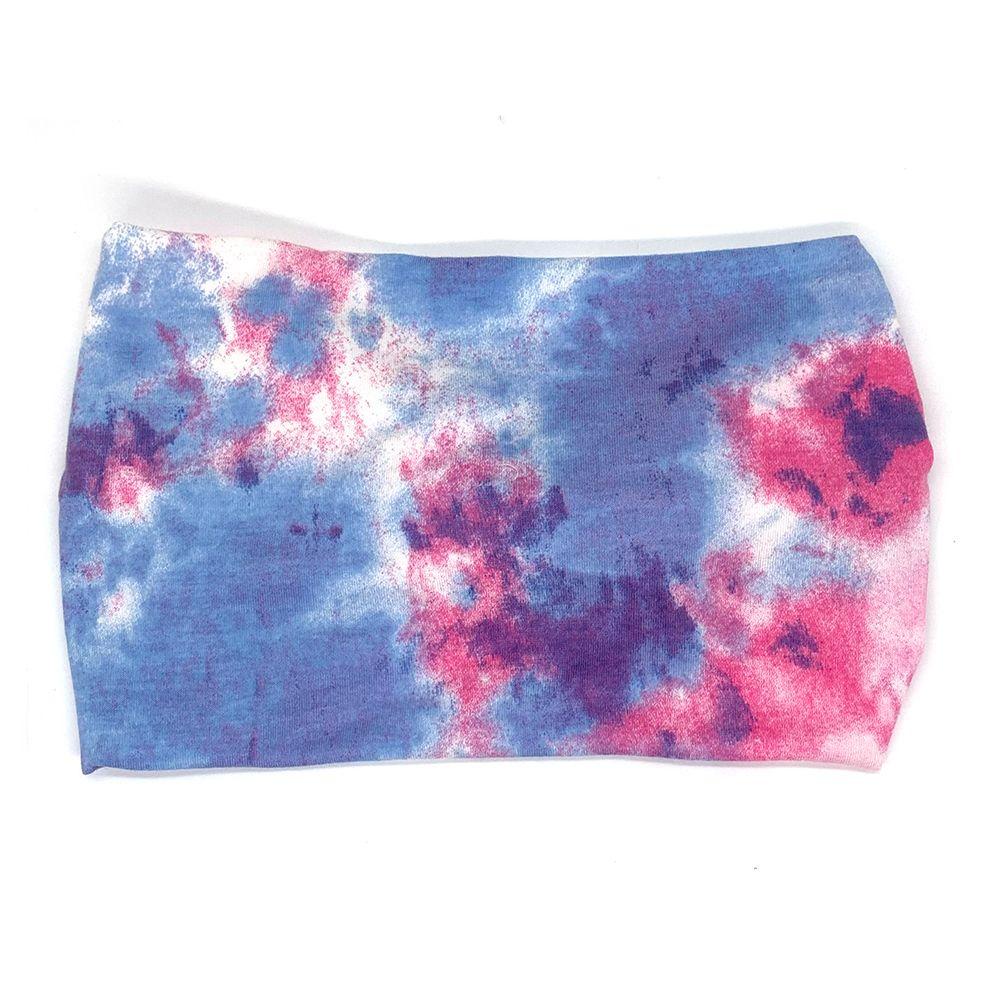 JUNE ที่คาดผม ผ้าพันคอ ผ้ายืด ผูกปมกว้าง สไตล์โบโฮ สําหรับเล่นโยคะ กีฬา - รูปที่ 3