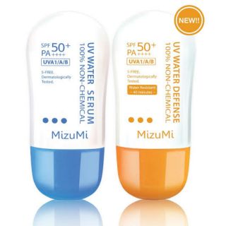 ครีมกันแดด MizuMi ขนาด 30 g สีส้ม ขนาด 40 g สีฟ้า