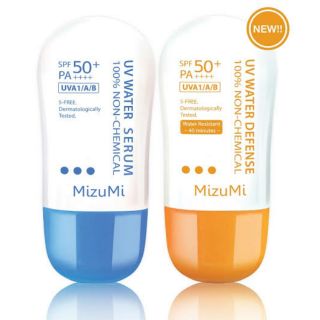 ครีมกันแดด MizuMi ขนาด 30 g สีส้ม ขนาด 40 g สีฟ้า