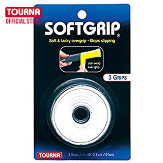 กริปพันด้ามเทนนิสและแบด TOURNA SOFTGRIP Overgrip กริปไม้เทนนิส กริปไม้แบดมินตัน