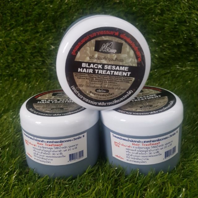 3 ปุก คุ้มกว่า! โคลนหมักผมน้ำมันงาดำ ผสานสาหร่ายเกลียวทอง 3 ปุก ขนาด 300g ราคา ถูกที่สุด ดีลบีเคเค