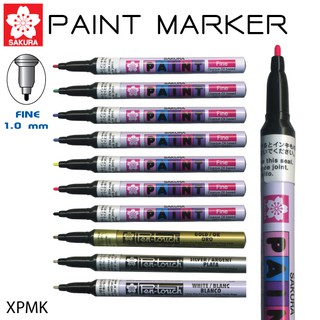 Sakura pen touch paint marker 1.0 mm. XPMK I ปากกามาร์คเกอร์ถาวร ขนาด 1.0 มม.