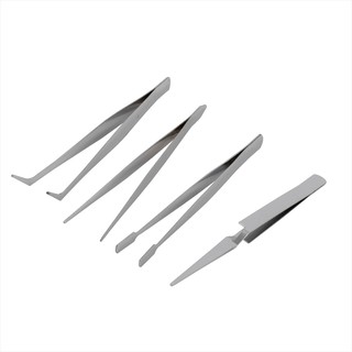 แหนบจับเครื่องมือ 4 ชิ้น ( Tweezer 4Pcs Set )