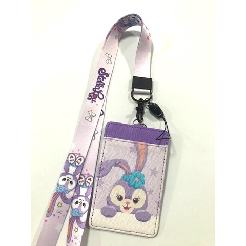 STELLA LOU สายคล้องคอ สายคล้องบัตร ที่ใส่บัตร  พร้อมสายคล้องคอ ลาย STELLA BF งานดี สวยงาม 8118 SHOP