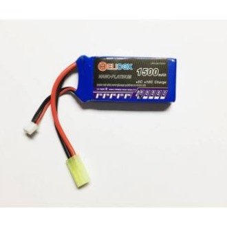 แบตลิโพ 2S แบตเตอร์รี่ Li-Po แบบ 2 เซลส์ 7.4V 1500mAh สำหรับ เรือบังคับ FT009 (รุ่นช่องปลั๊ก กลมกับเ