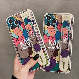 เคสโทรศัพท์มือถือ ลาย Sesame Street Kaws พร้อมสายคล้องมือ สําหรับ Samsung Galaxy note 8 9 10 lite note20 s8 s9 + s10 plus lite s20 plus s21 fe s22 ultra s20fe s10lite 5G