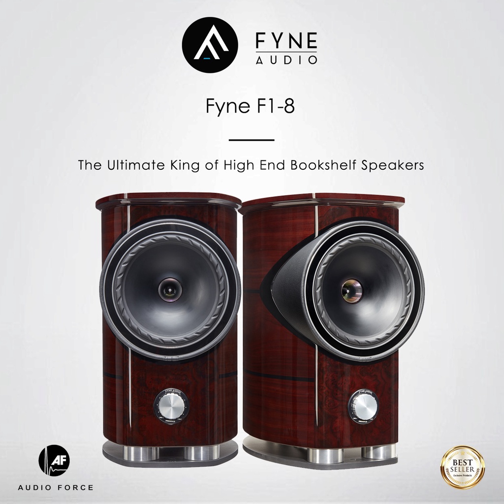 Fyne Audio F1-8 : The Ultimate King of High End Bookshelf Speakers