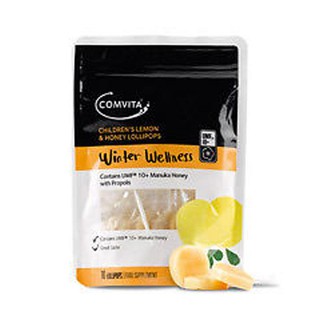 Comvita Childrens Lemon &amp; Honey Lollipops 10 Pack