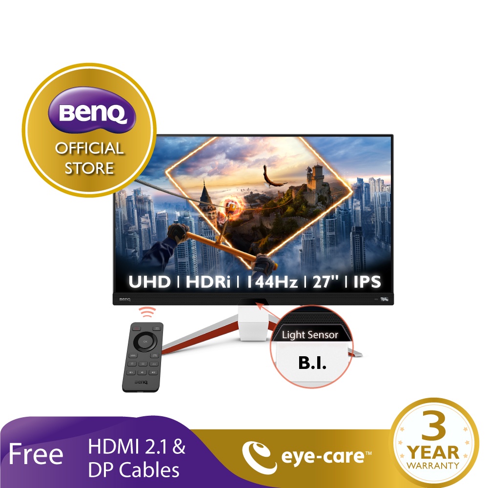 BenQ MOBIUZ EX2710U 27” 4K UHD 144Hz 1ms MPRT IPS HDRi Gaming Monitor (จอเกมมิ่ง 144hz, monitor 27 นิ้ว 4k) #5