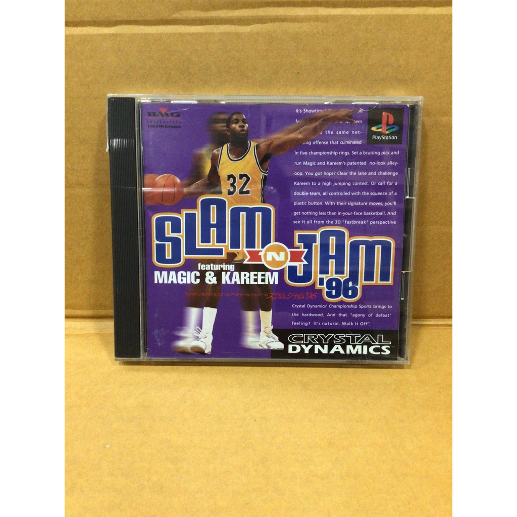 แผ่นแท้ [PS1] Slam 'n Jam '96 - Featuring Magic & Kareem (Japan) (SLPS-00426) NBA