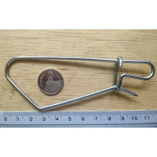 [คนตกปลา] ที่คล้องปากปลา stainless อย่างแข็ง ขนาดสำหรับงานปลาช่อน กระพงบุฟเฟ่