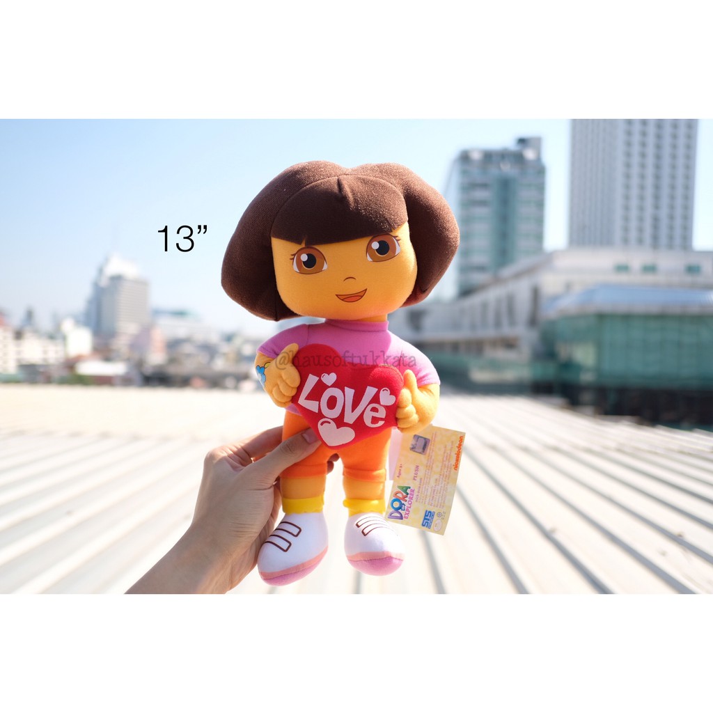 ตุ๊กตา Dora the Explorer ดอร่า ถือหัวใจ 13/18/22/30นิ้ว โดรา โดร่า ดอรา Valentine วาเลนไทน์ ราคา ถูกที่สุด ดีลบีเคเค แกลเลอรีภาพที่ 2