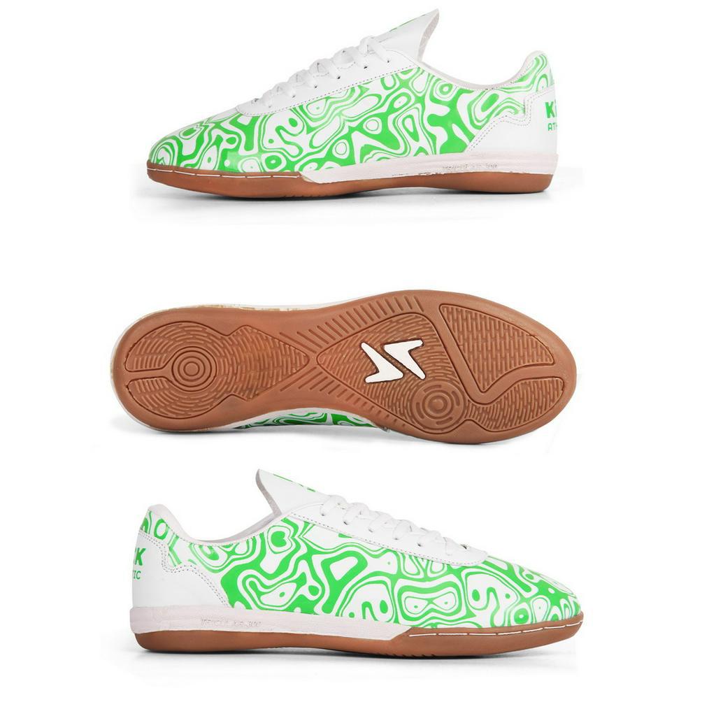 Kick Athletic - Catalyst รองเท้าฟุตซอลสามเหลี่ยม Black Neon/White Red/White Green Mens Sports Shoes