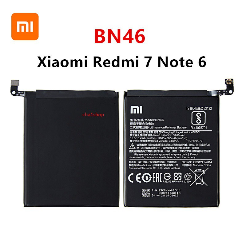 แบตเตอรี่เดิมสำหรับXiaomi Redmi Note8 Note8T 8 Redmi 7 Redmi7หมายเหตุ6 Note6ของแท้โทรศัพท์แบตเตอรี่ + เครื่องมือ