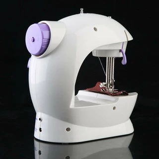Mini Sewing Machine จักรเย็บผ้าขนาดเล็ก จักรเย็บผ้า จักรเย็บผ้าไฟฟ้า (สีม่วง)
