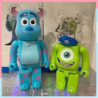 Bearbrick 400% Monster University กล่องใส่ของเล่นสําหรับเด็กผมมอนสเตอร์ผมยาว