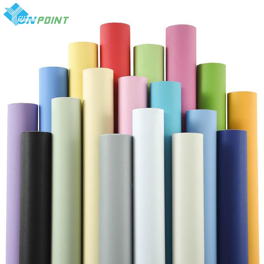 สีทึบกันน้ําสติ๊กเกอร์ติดผนังติดด้วยตนเองห้องนั่งเล่นนักเรียนตกแต่งห้องนอนวอลล์เปเปอร์ Perabot ปรับปรุงฟิล์ม – โปรปัง