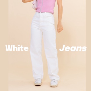 กางเกงยีนส์ขาว White Jeans 05