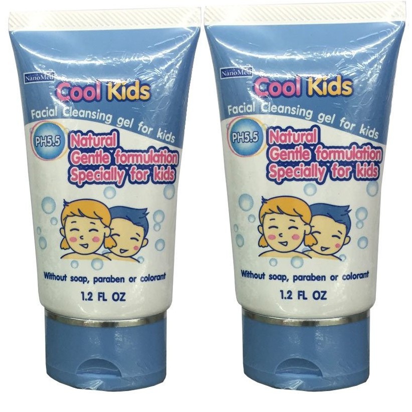 Cool Kids Facial Cleansing gel for kids เจลล้างหน้าสำหรับเด็ก 30 กรัม ( 2 หลอด )