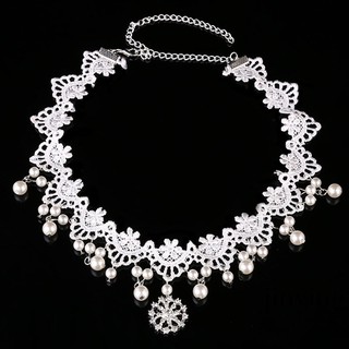 ❤S Wind Handmade Red Lace Flowers Married the Bride Headdress Pearl Wedding Accessories Hair Jewelry