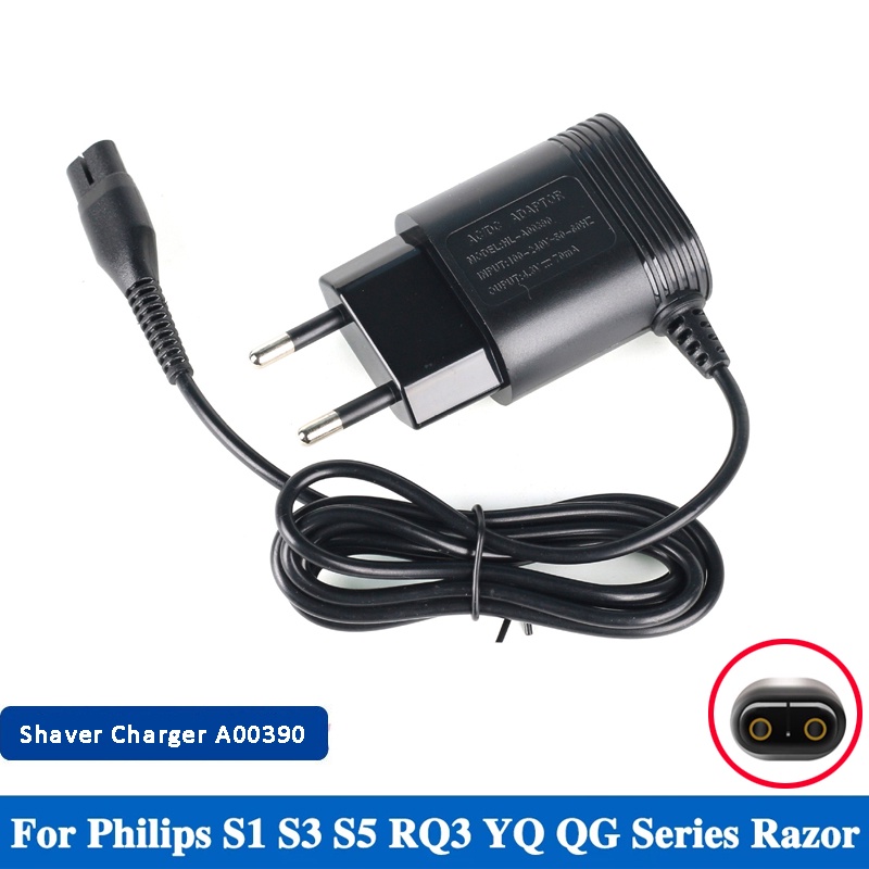 4.3V Wall Plug A00390 Charger AC Power สายชาร์จอะแดปเตอร์สําหรับ PHILIPS Norelco OneBlade QP2520 QP2521 QP2523 เครื่องโกนหนวด Charger