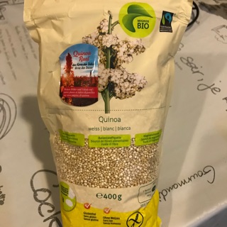 คินัวเมล็ดขาว ออแกนิกจากสวิส Organic White Quinoa 400 g.