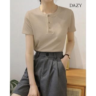 พร้อมส่ง เสื้อ DAZY ใส่สบาย ๆ สีมินิมอล ✨💫