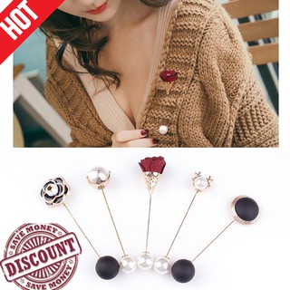 FL Lapel Pin / พินติดเสื้อ / พินติดสูท / เข็มกลัดติดสูท / พินดอกไม้ /เข็มกลัดดอกไม้ Brooches