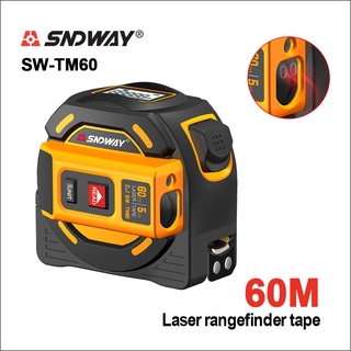 Sndway เทปวัดระยะทางเลเซอร์ SW-TM40 SW-TM60