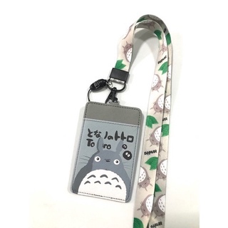 TOTORO G  สายคล้องคอ สายคล้องบัตร ที่ใส่บัตร ซองใส่บัตร ที่ใส่บัตร พร้อมสายคล้องคอ  ลาย TOTORO  G งานดี สวยงาม MANOPNEST