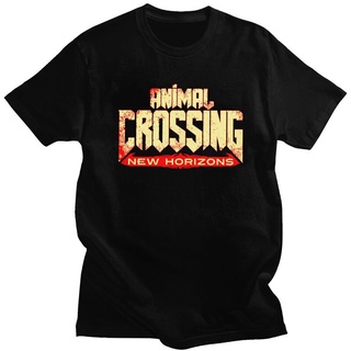 【🔥🔥】เสื้อยืดแขนสั้น ผ้าฝ้ายแท้ พิมพ์ลายสัตว์ Kawaii Animal Crossing New Horizons Doom Eternal แฟชั่นฤดูร้อน สําหรับผู้