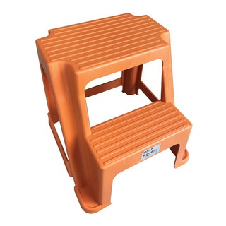 บันไดสเต็ป บันไดทางเดียว 2 ขั้น MATALL MINI สีส้ม บันได เครื่องมือช่าง ฮาร์ดแวร์ STEP STOOL MATALL MINI 2-STEP ORANGE