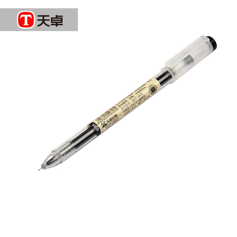 (พร้อมส่ง) ชุดปากกาหมึกเจล สีดํา น้ําเงิน แดง 0.35 มม. 12 ชิ้น ต่อชุด