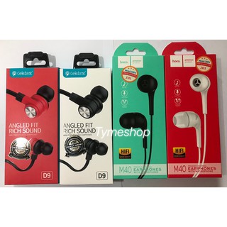 Hoco M40 Celebrat D9 หูฟังแบบมีสาย แจ็ค 3.5mm ความยาว 120Cm หูฟัง Prosody Earphone with Microphone แท้