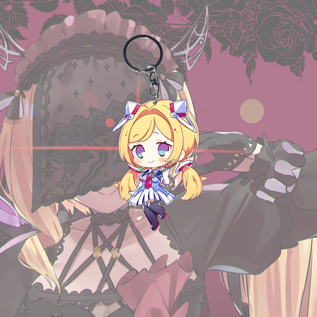 GANTUNGAN Hololive Nekomata Aki Rosenthal พวงกุญแจ - พวงกุญแจ - พวงกุญแจ - ของที่ระลึก - อะนิเมะ - Youtuber