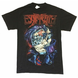 [S-5XL]เสื้อยืดลําลอง แขนสั้น พิมพ์ลาย Esc The Fate Zombie Rocker 2010 USA CDN Tour สีดํา เข้าได้กับทุกชุด สําหรับผู้ชาย