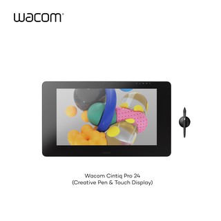 Wacom Cintiq Pro 24 (DTH-2420) Touchscreen เมาส์ปากกาพร้อมหน้าจอและระบบสัมผัสสำหรับวาดภาพกราฟฟิก