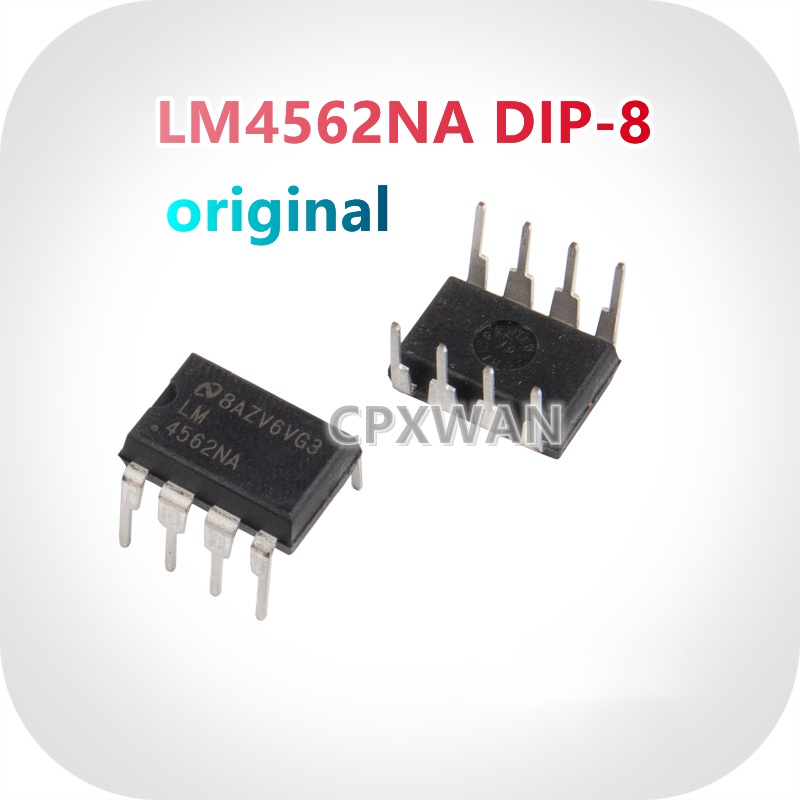 DIP-8 1 ชิ้น LM4562 LM4562NA 4562NA DIP8 เสียงเครื่องขยายเสียงการทํางานคู่ใหม่ pxc3