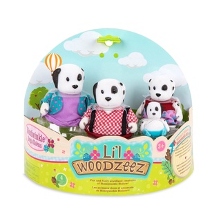 LIL WOODZEEZ DOG FAMILY - เซ็ตตุ๊กตาครอบครัวสุนัข