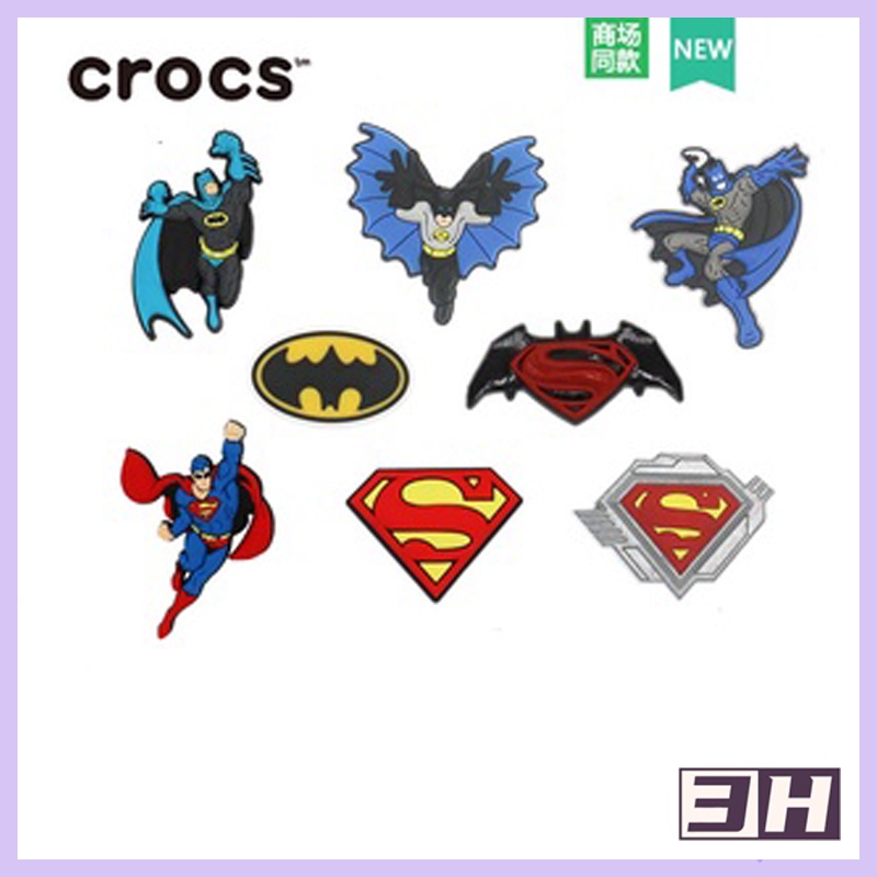 Superman/Crocs jibbitz/ชุด jibbits คุณภาพสูง/แท้/jibitz