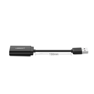 UGREEN Cable Sound USB TO Audio 3.5mm UG-30724 หัวแปลงสัญญาณ USB เป็น ออดิโอ และ ไมโครโฟน #2