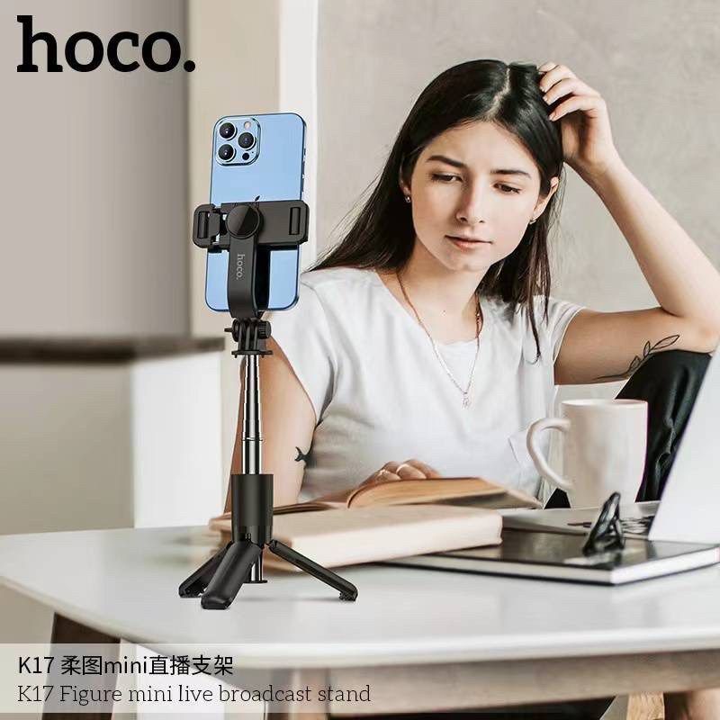 Hoco K17 Mini Selfie Live Broadcast Stand ไม้เซลฟี่ ขาตั้งถ่ายรูป ท่อง ...